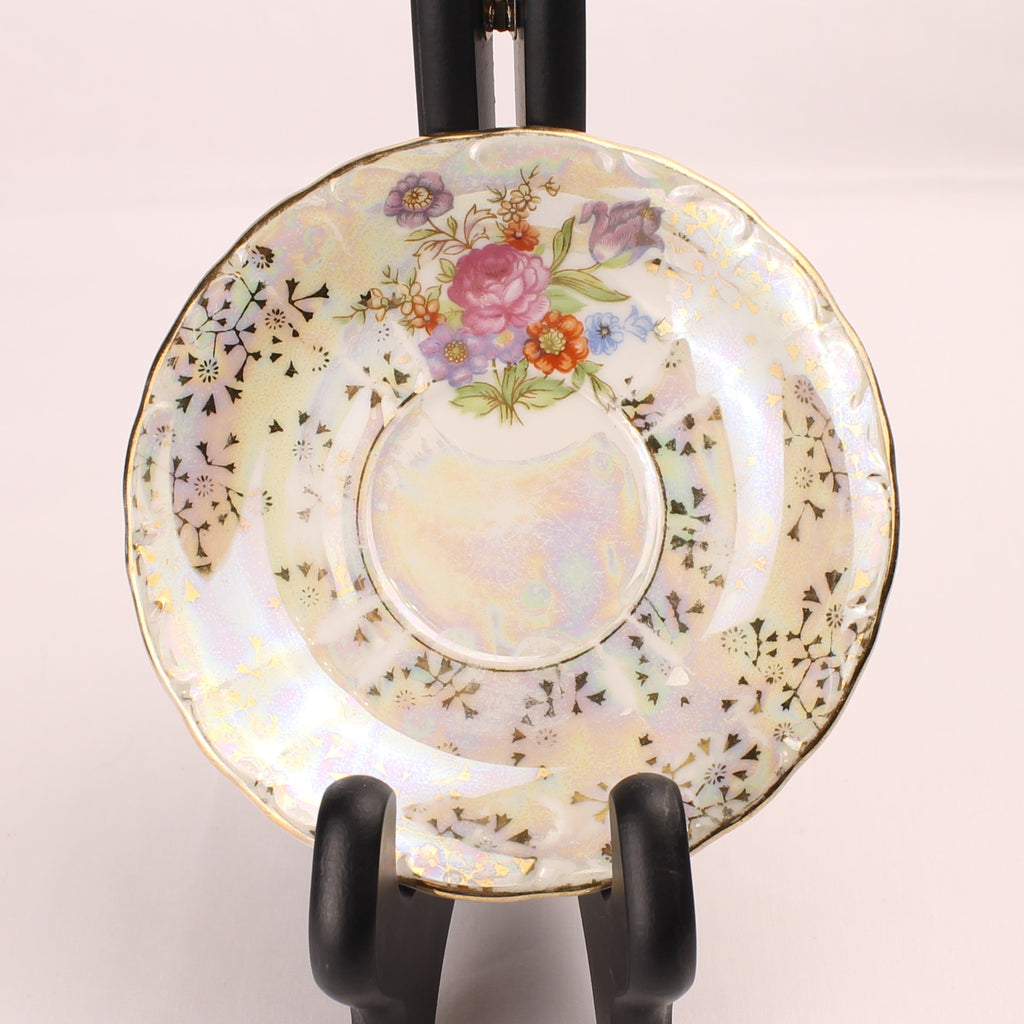 Lustre Schoteltjes (2) met Bloemdecor Ø11,5 cm