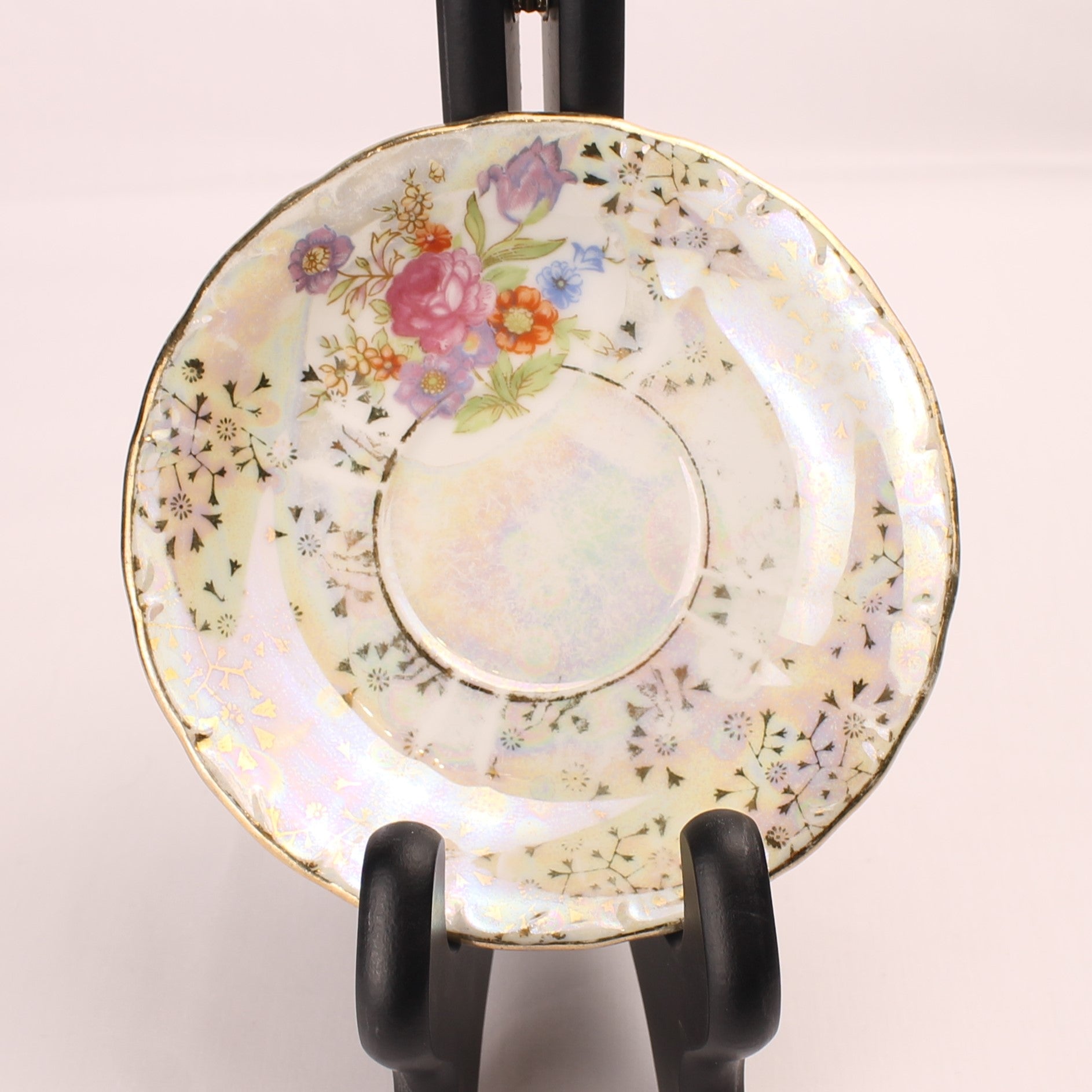 Lustre Schoteltjes (2) met Bloemdecor Ø11,5 cm