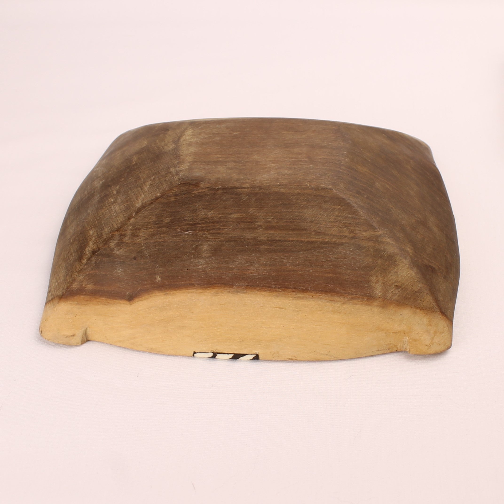Handgesneden Houten Schaaltjes met Inleg (2) – Vintage Afrikaans – Nesting Set