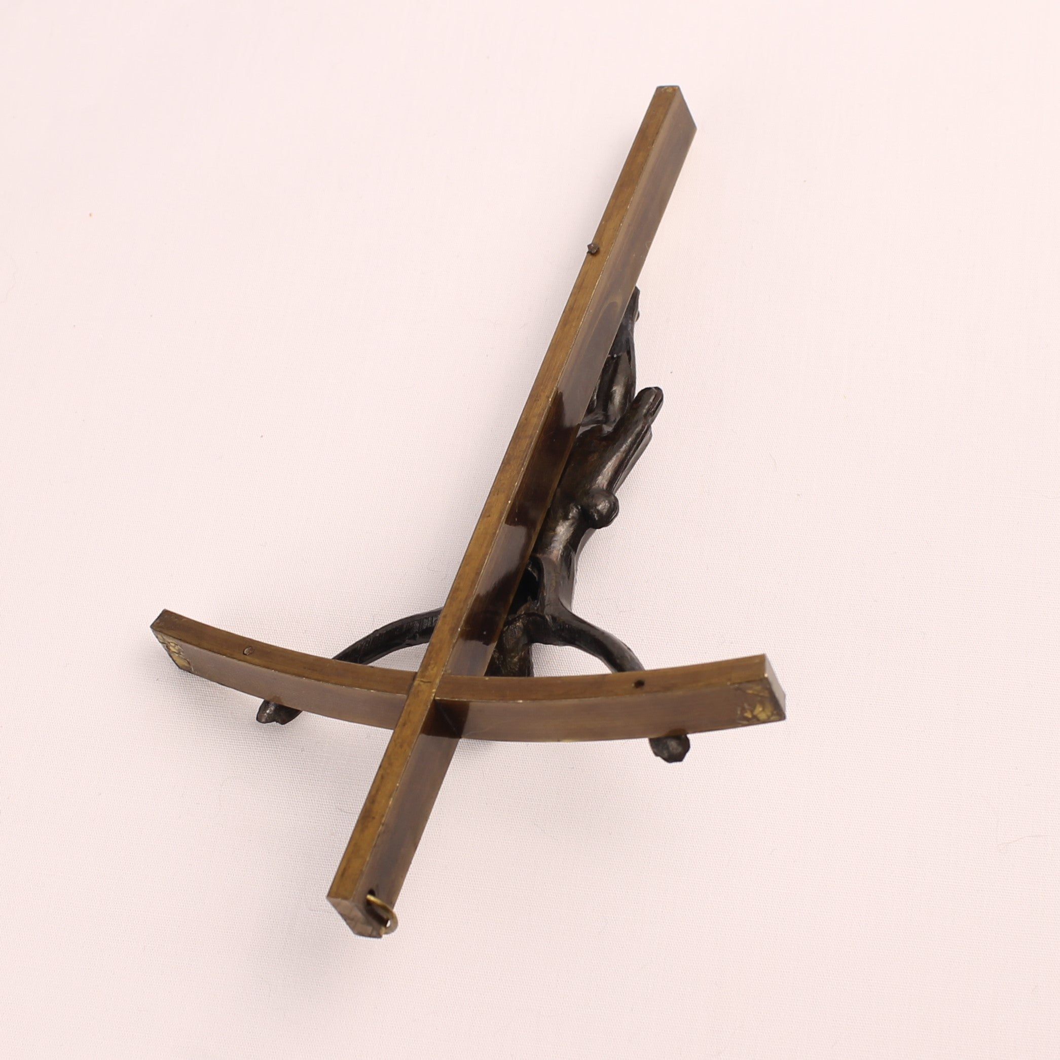 Crucifix Wandkruis Messing en Corpus ca. 1950