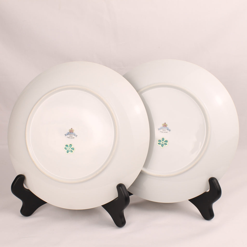 Saji Fine China - Sierborden (2) - Imari Stijl Groen Goud - 21.5 cm