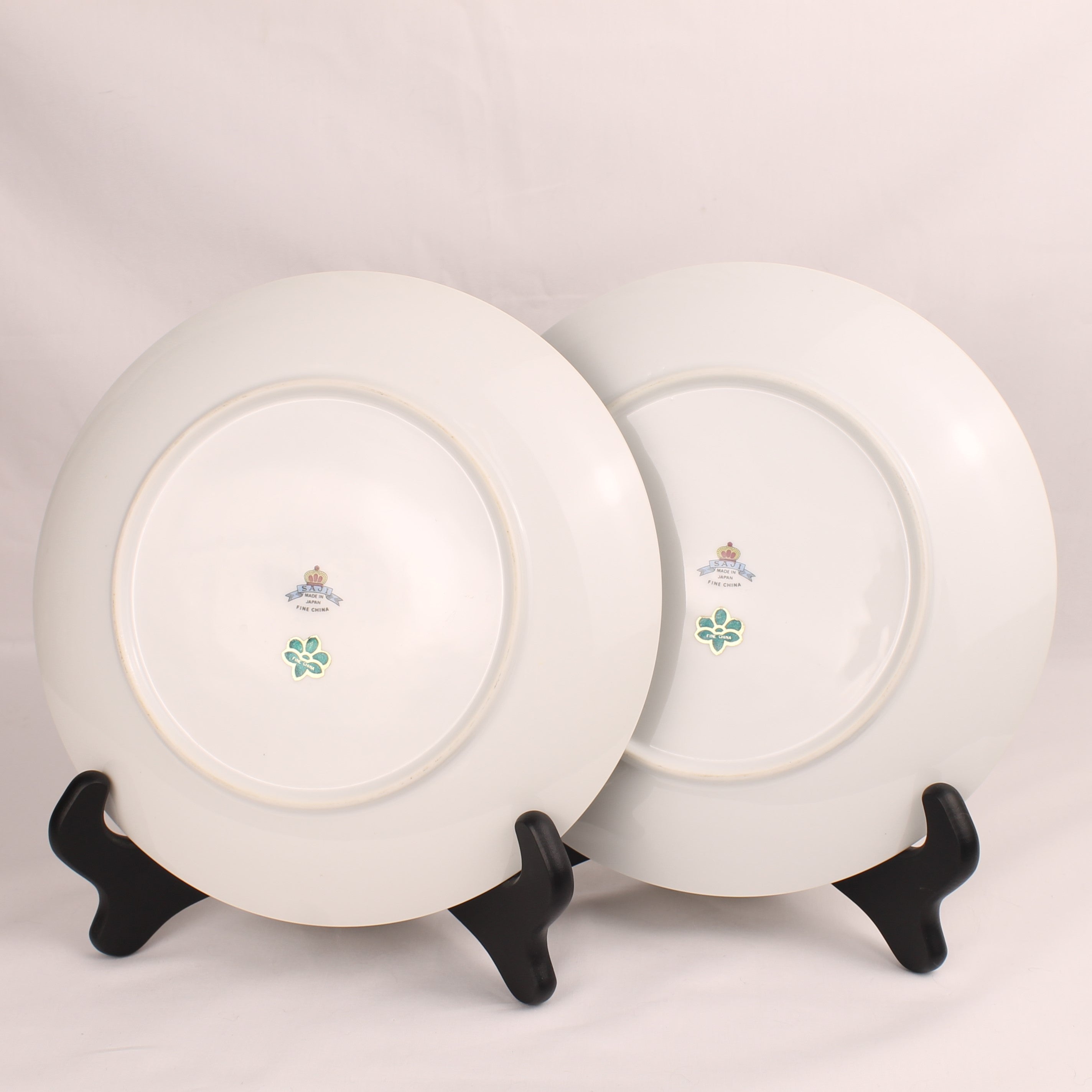 Saji Fine China - Sierborden (2) - Imari Stijl Groen Goud - 21.5 cm