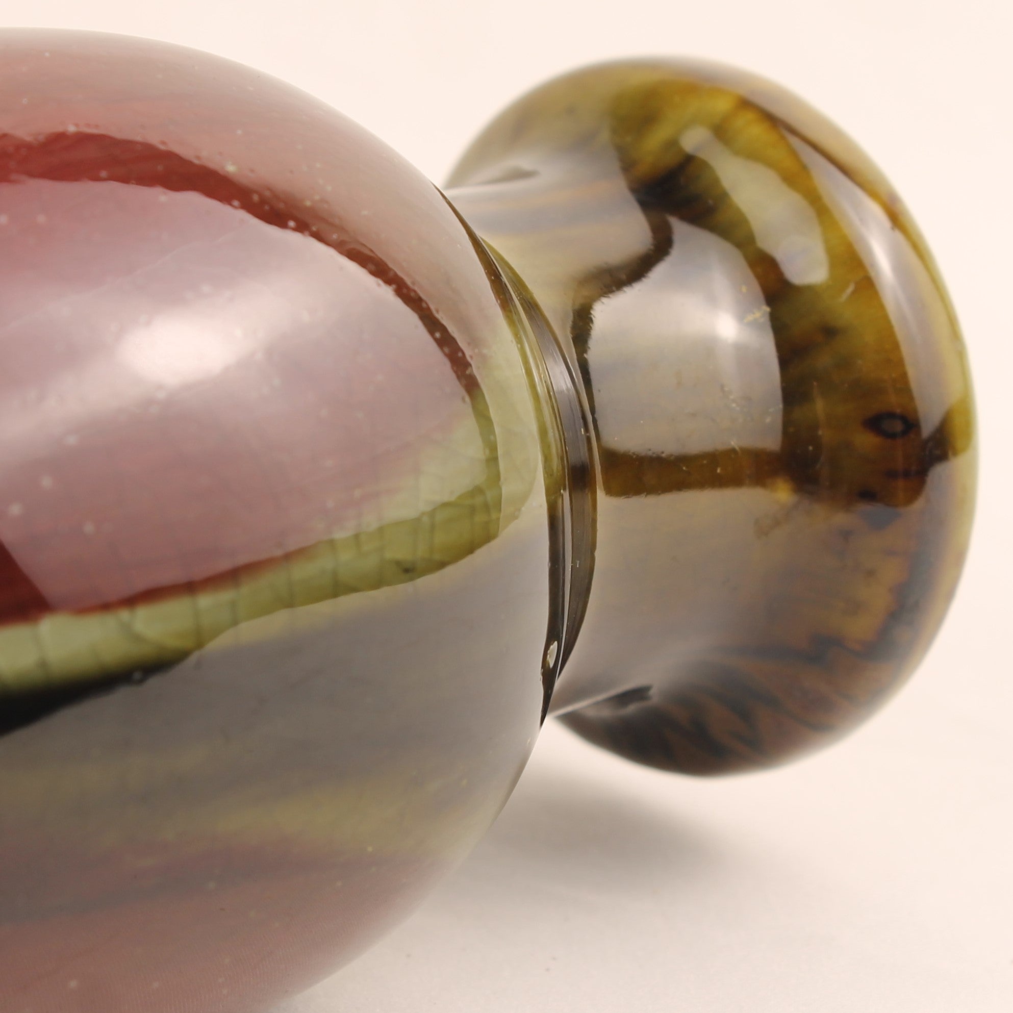 Keramische Vaas met Druipglazuur – West Germany Stijl – Art Pottery
