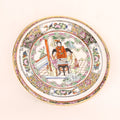 Chinees Porseleinen Schoteltje – Famille Rose met Rose Medallion Stijl