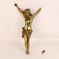 Crucifix met Verguld Corpus ca. 1900-1930 – Origineel Kruis – Doorleefd Karakter