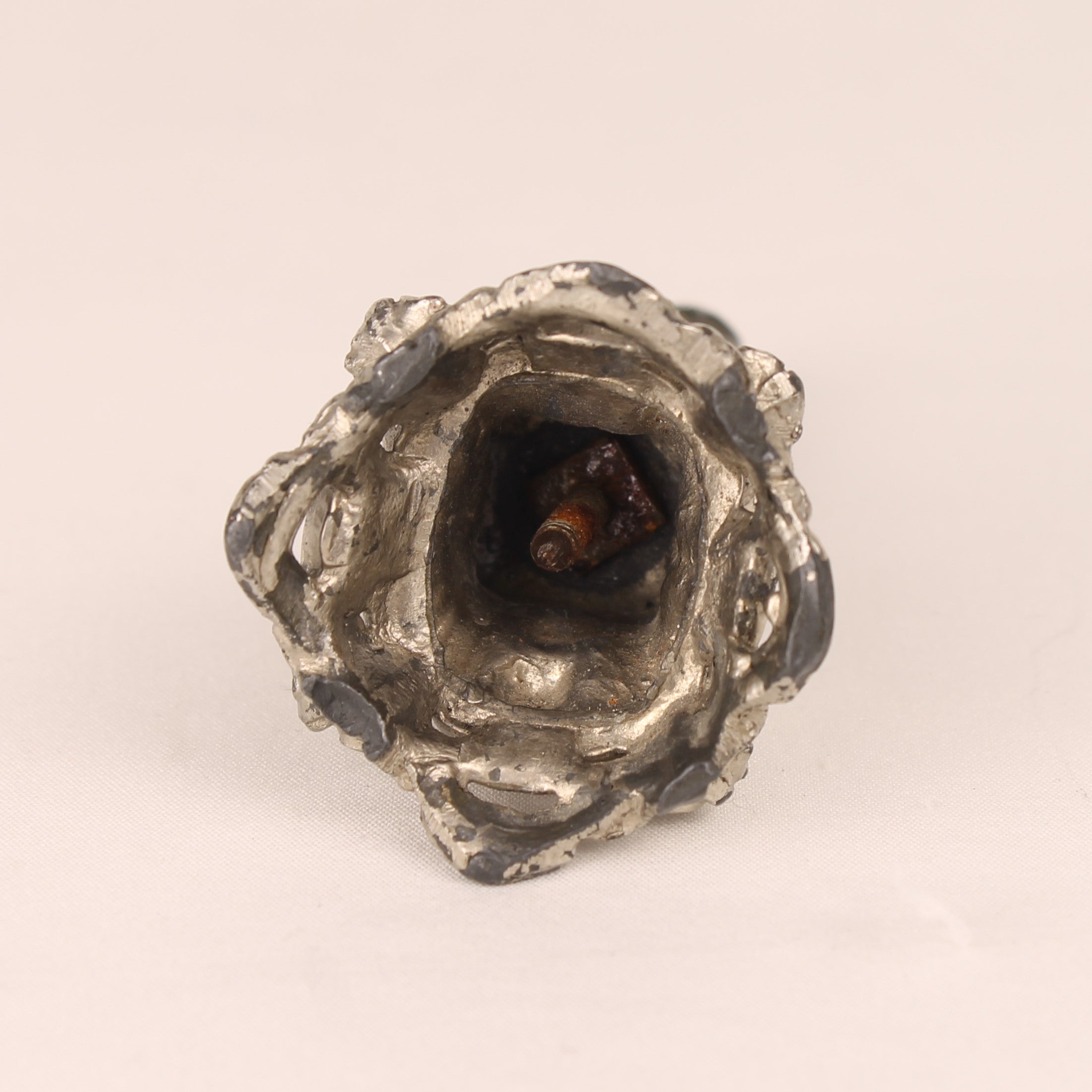 St. Antoine Beeldje op Sierlijke Voet - Metaal Devotioneel Object