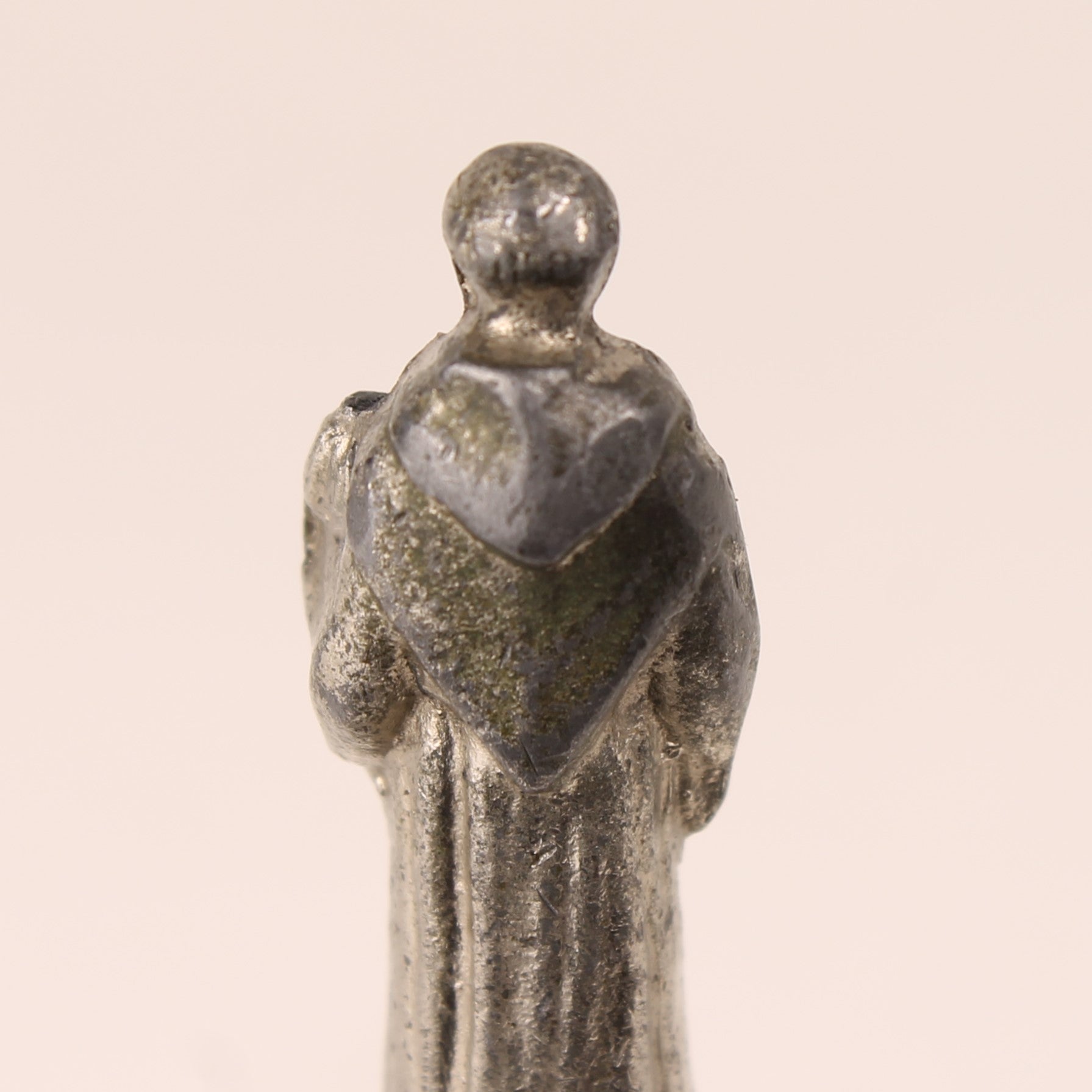 St. Antoine Beeldje op Sierlijke Voet - Metaal Devotioneel Object