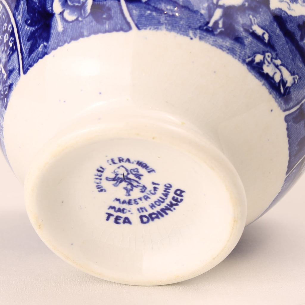 Société Céramique Maestricht Kom - Tea Drinker- Made in Holland