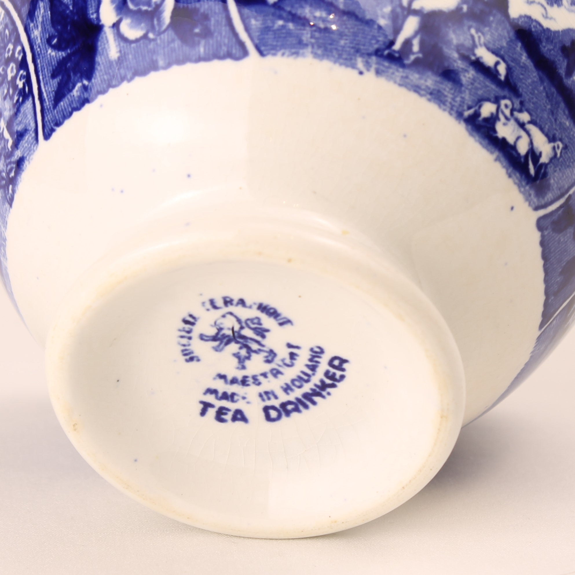 Société Céramique Maestricht Kom - Tea Drinker- Made in Holland