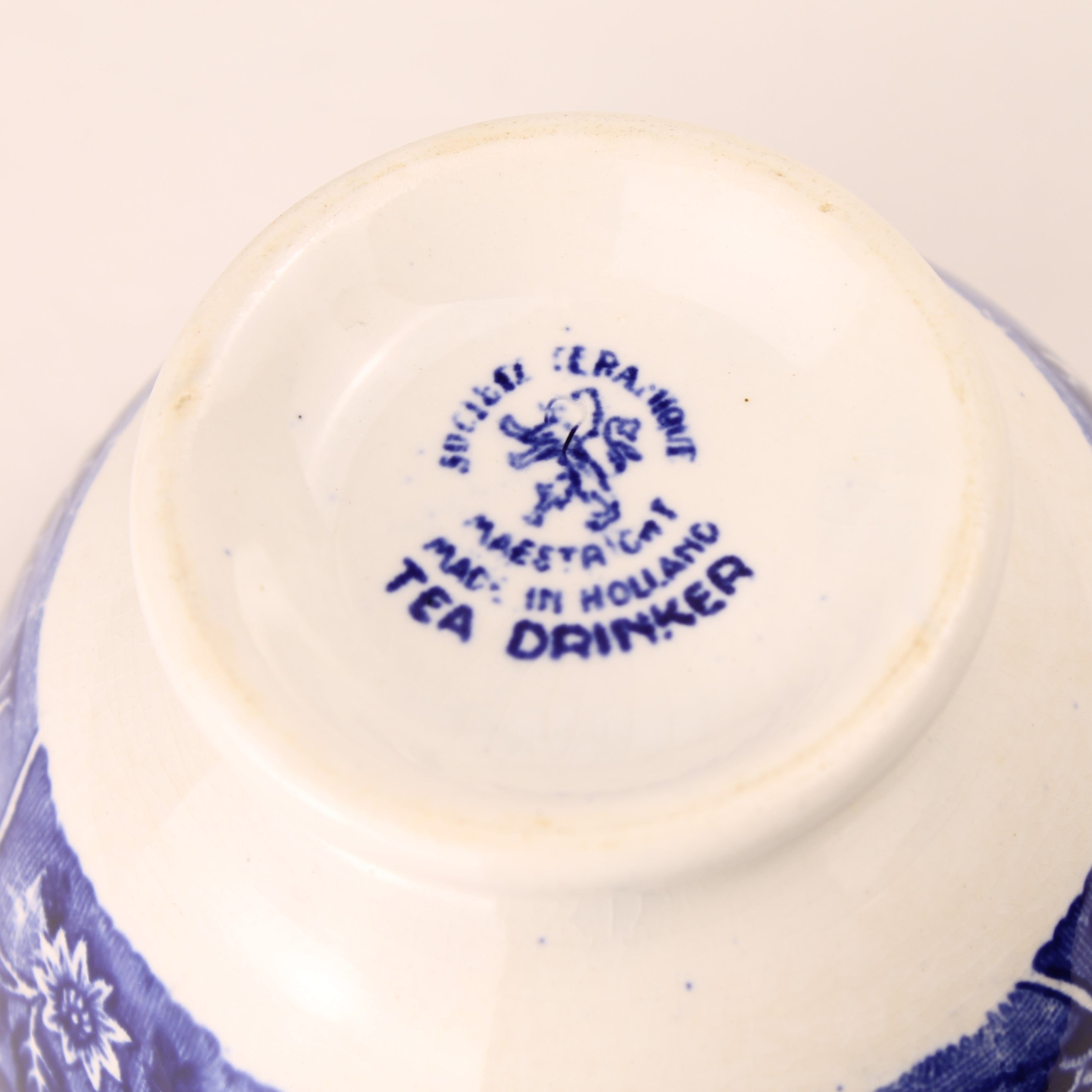 Société Céramique Maestricht Kom - Tea Drinker- Made in Holland