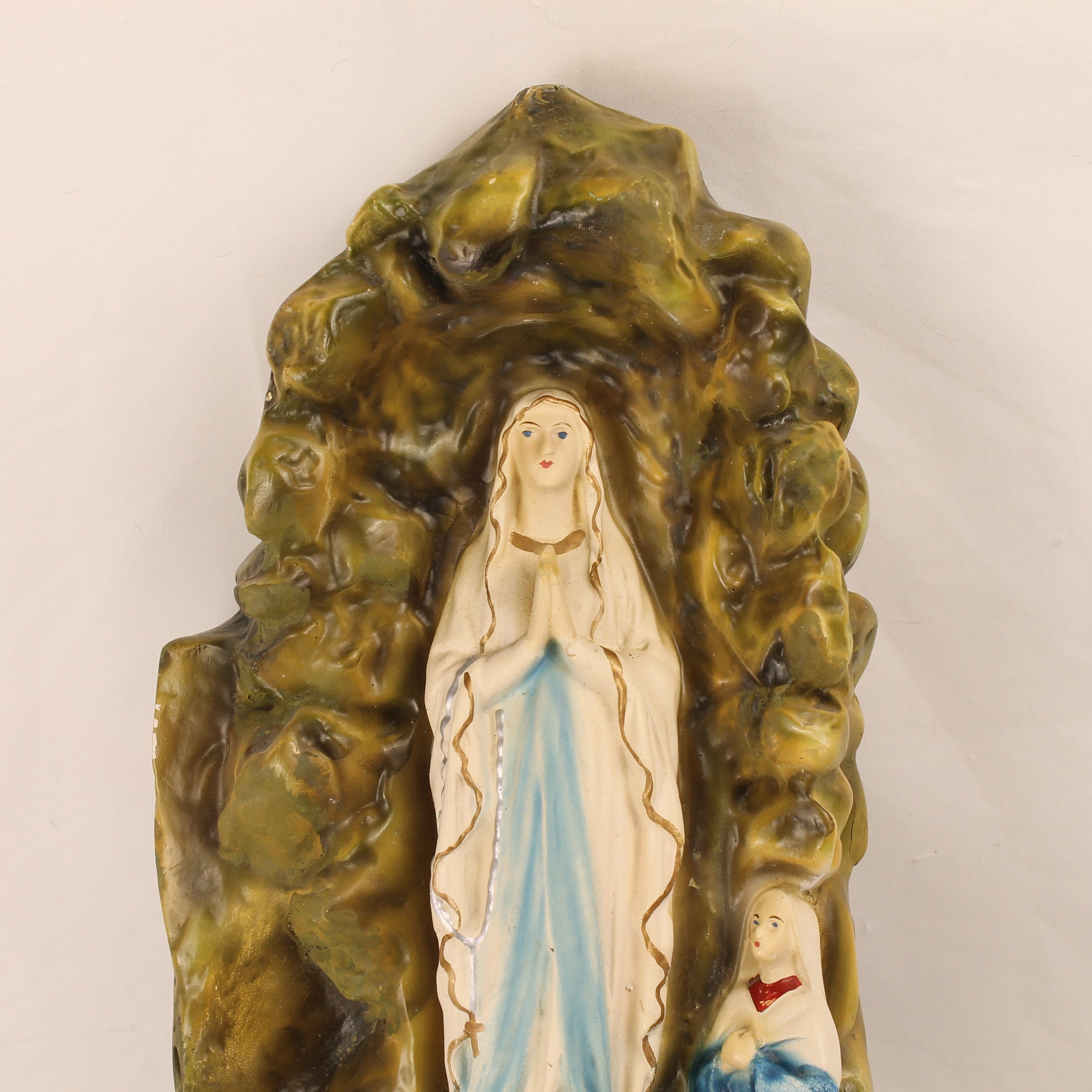 Lourdes Grot met Maria en Bernadette – Groot Religieus Beeld ca. 35 cm