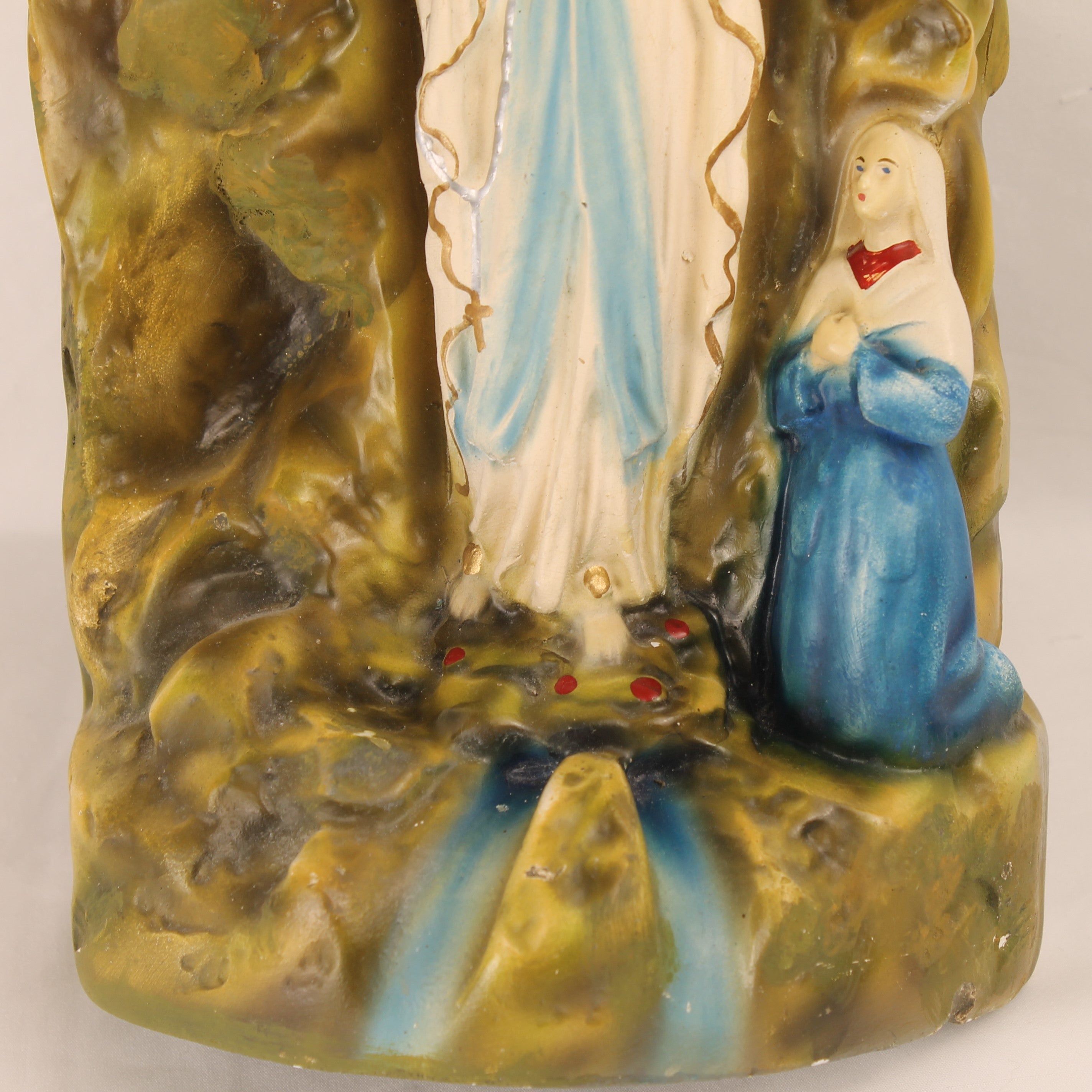 Lourdes Grot met Maria en Bernadette – Groot Religieus Beeld ca. 35 cm