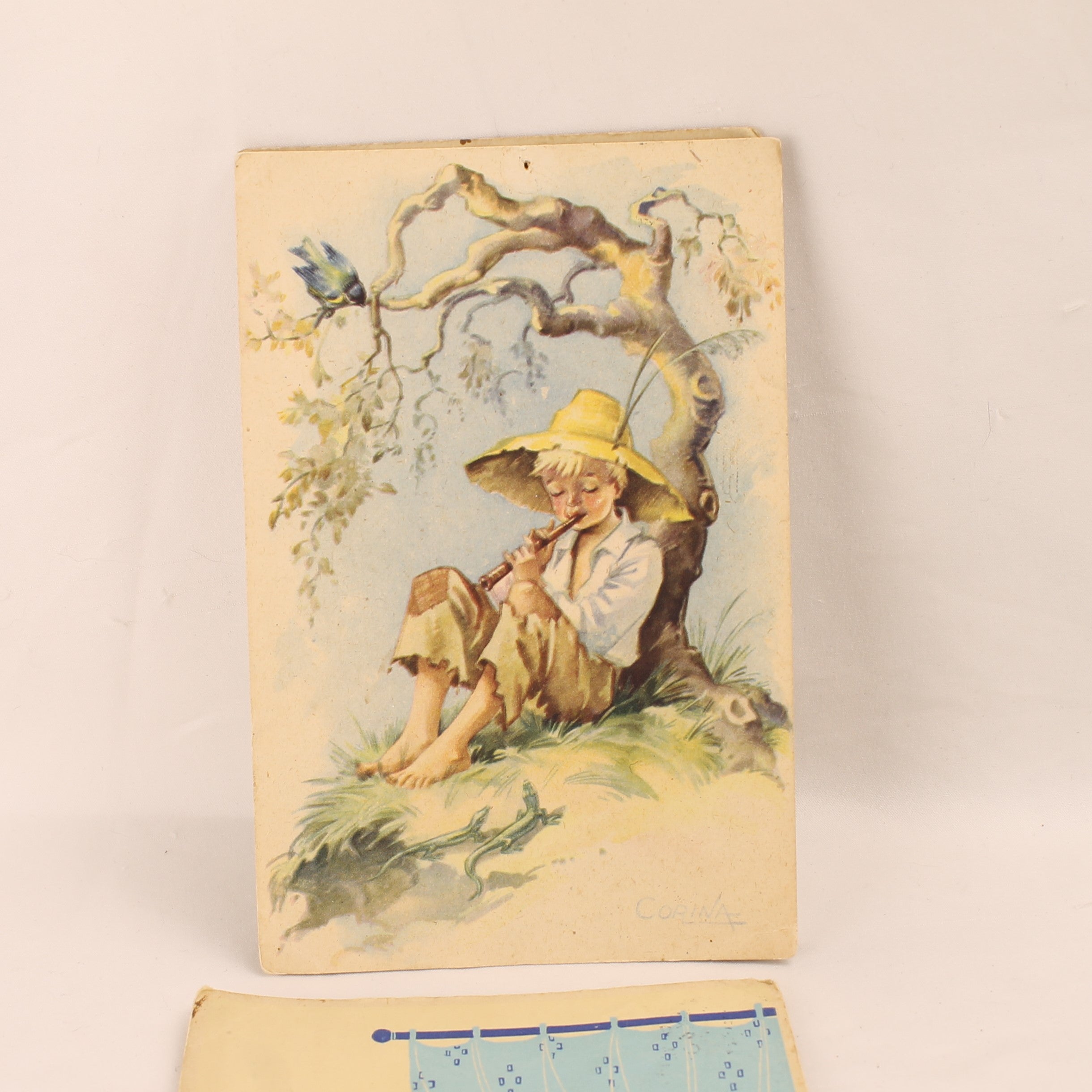 Set van 4 Ansichtkaarten uit 1943 - WO2 Rotterdam - Kinderillustraties