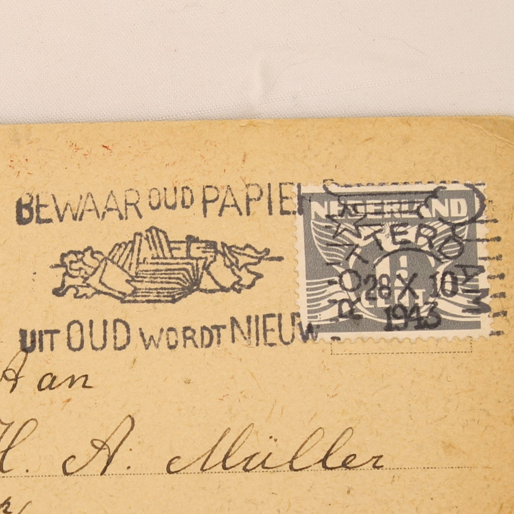 Set van 4 Ansichtkaarten uit 1943 - WO2 Rotterdam - Kinderillustraties