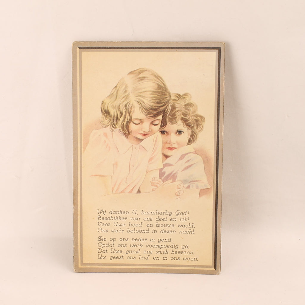 Set van 4 Religieuze Kinderkaarten 1944 - WO2 Nederland - Rotterdam Venlo