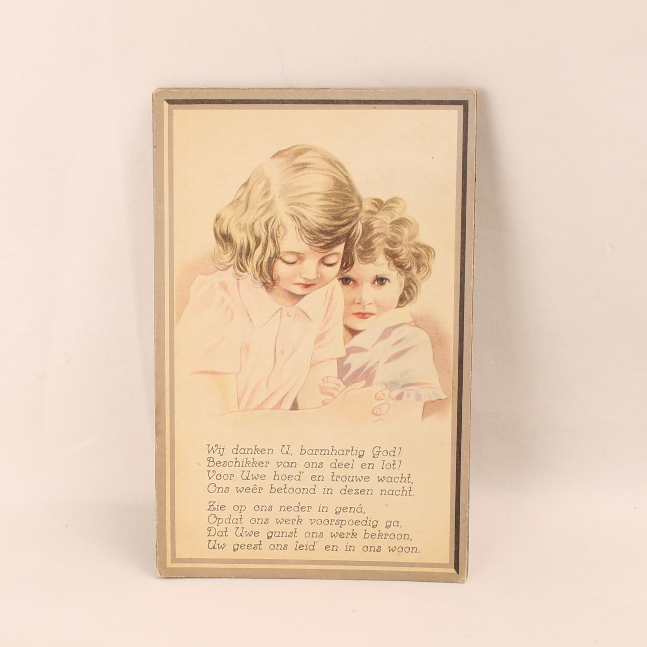 Set van 4 Religieuze Kinderkaarten 1944 - WO2 Nederland - Rotterdam Venlo