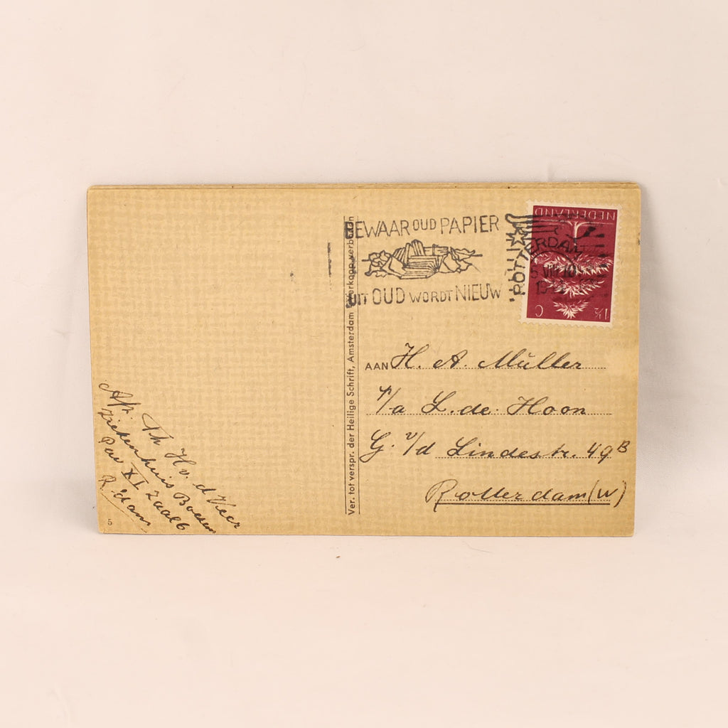 Set van 4 Religieuze Kinderkaarten 1944 - WO2 Nederland - Rotterdam Venlo