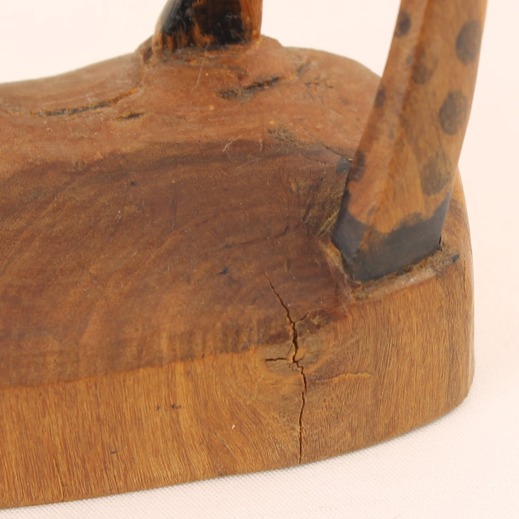 Handgesneden Houten Giraffe – Afrikaans Beeld ca. 30 cm
