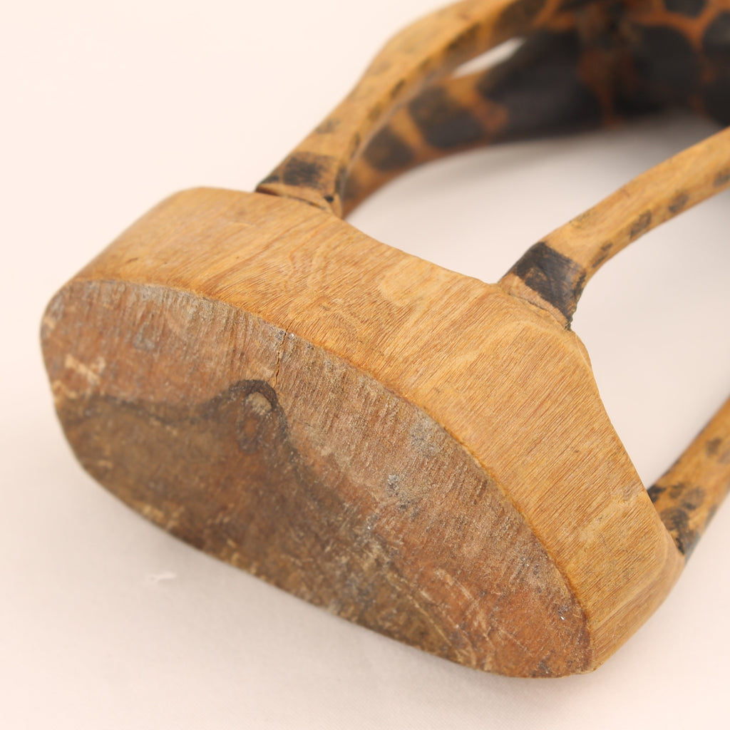 Handgesneden Houten Giraffe – Afrikaans Beeld ca. 30 cm