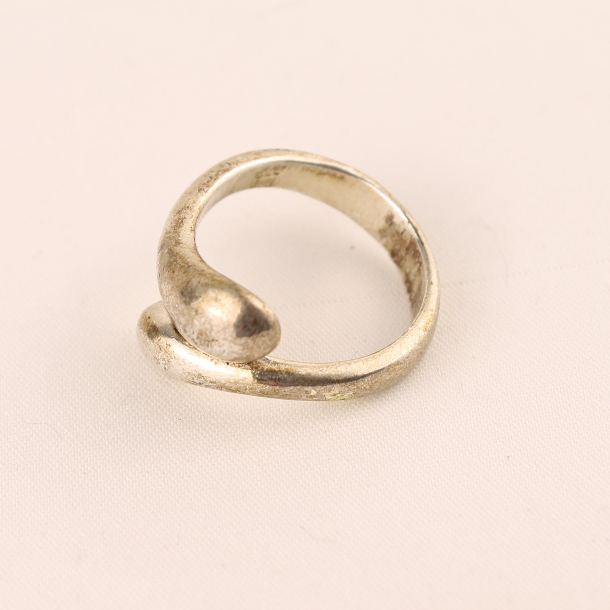 Zilveren Ring – Vintage Organisch Design Verstelbaar [925]