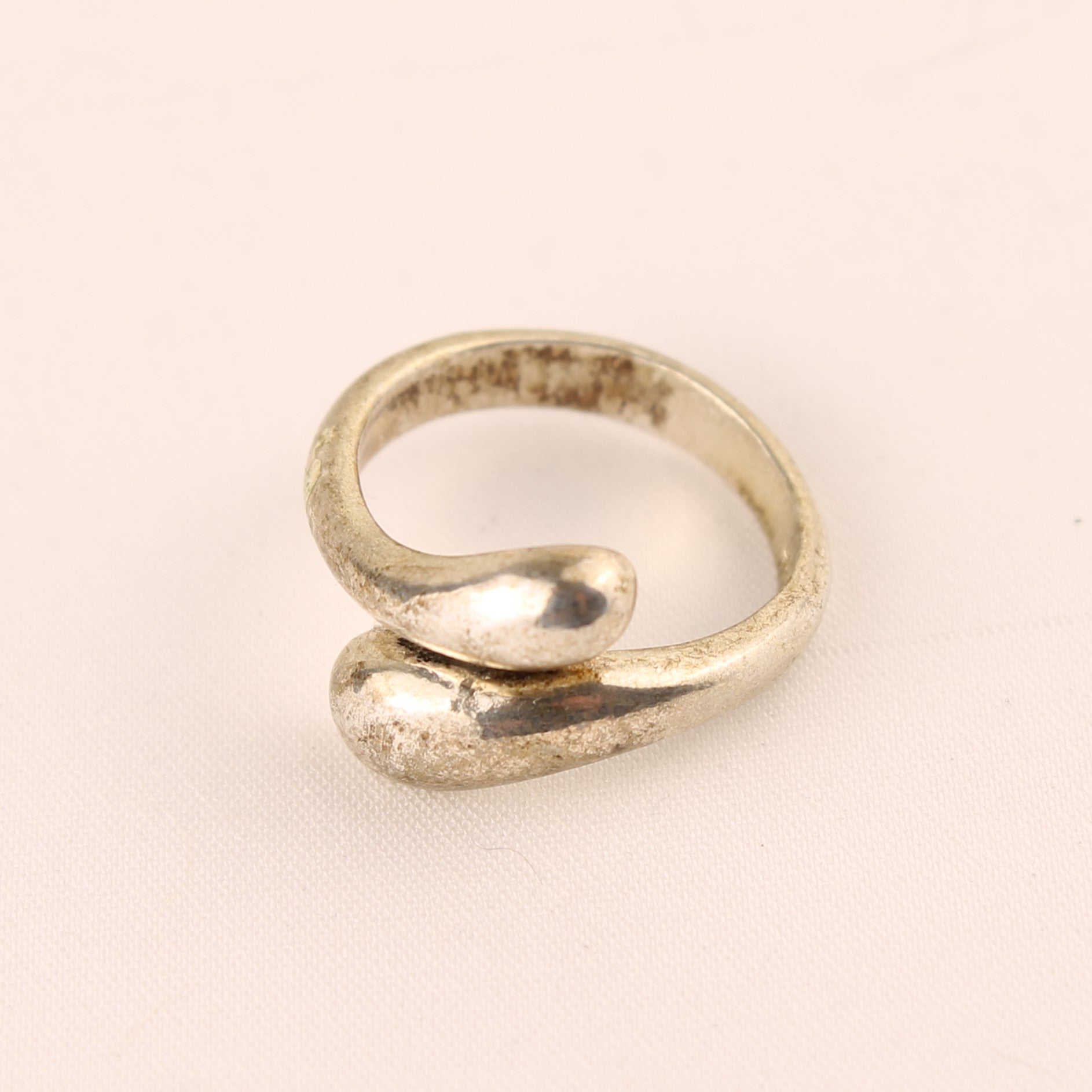 Zilveren Ring – Vintage Organisch Design Verstelbaar [925]