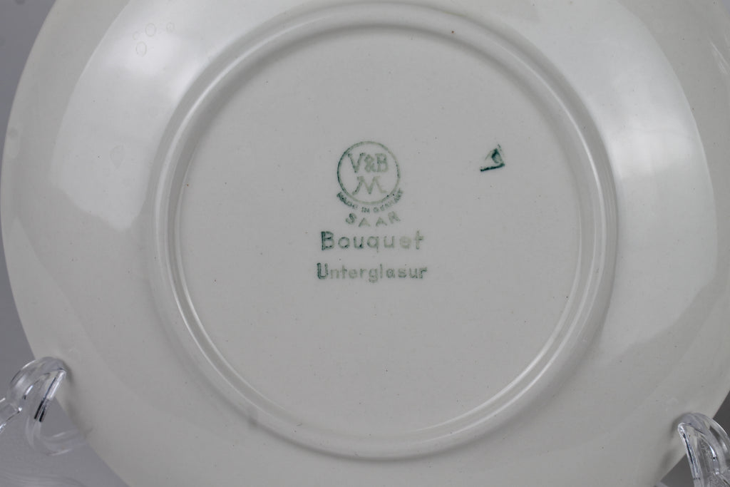 Villeroy & Boch “Bouquet” Schoteltjes (Set van 2) – Saar, ca. 1950–1960