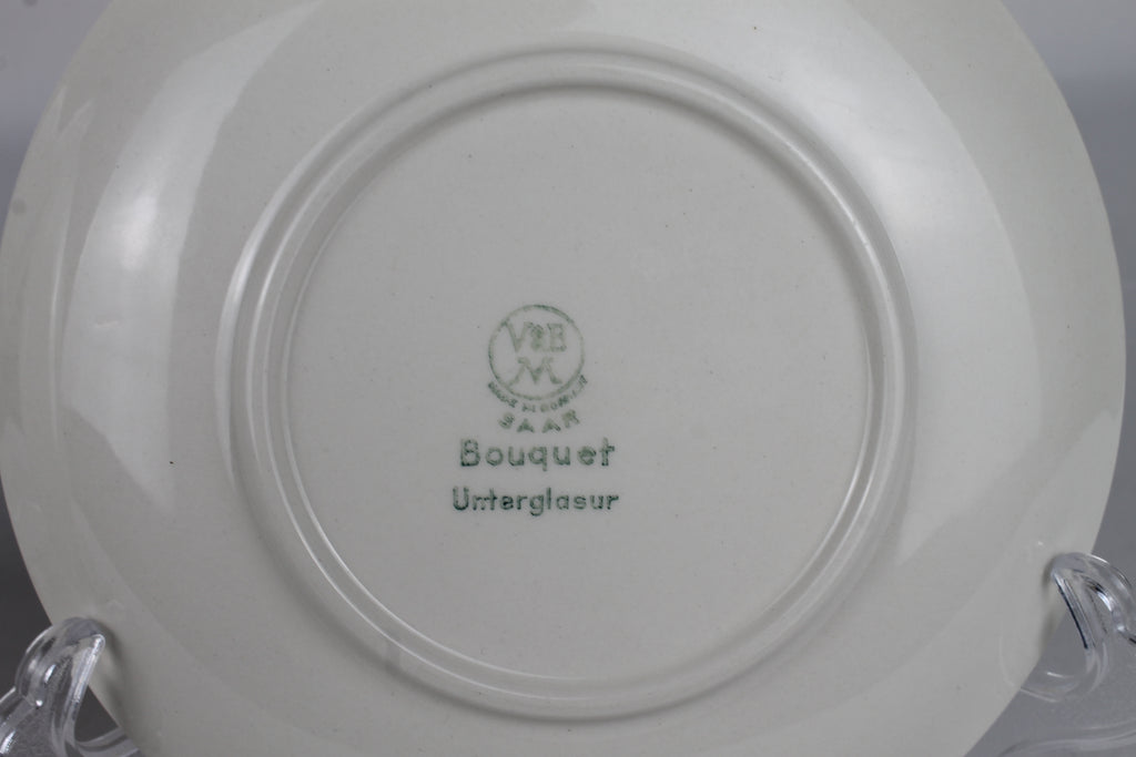 Villeroy & Boch “Bouquet” Schoteltjes (Set van 2) – Saar, ca. 1950–1960