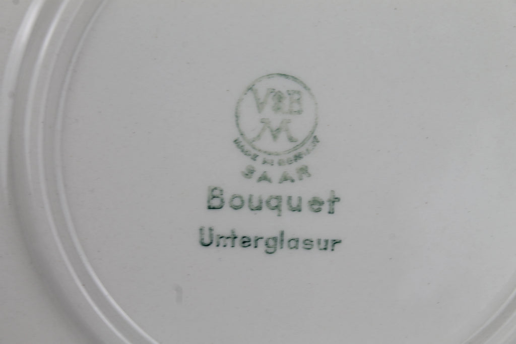 Villeroy & Boch “Bouquet” Schoteltjes (Set van 2) – Saar, ca. 1950–1960