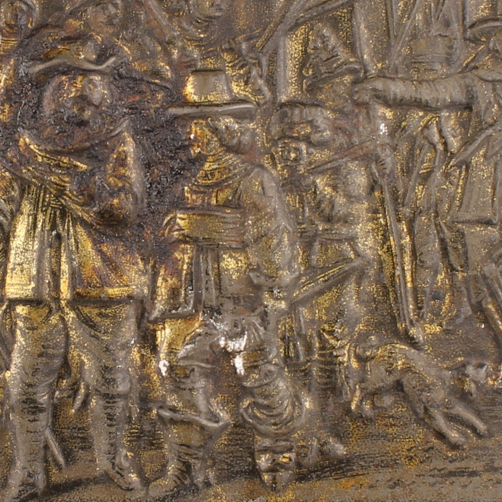 Ringers Bonbons blik - De Nachtwacht Rembrandt reliëf - interbellum
