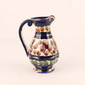 Majolica Kannetje Holland 527 – Vintage Handbeschilderd Aardewerk met Goudaccenten