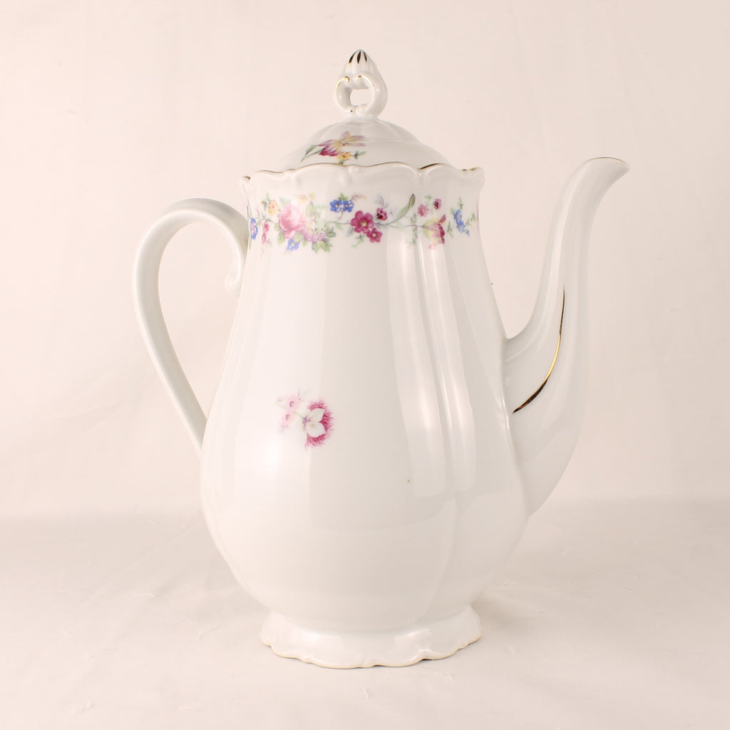 Haas & Czjzek Porseleinen Theepot – Made in Czechoslovakia – Groot formaat