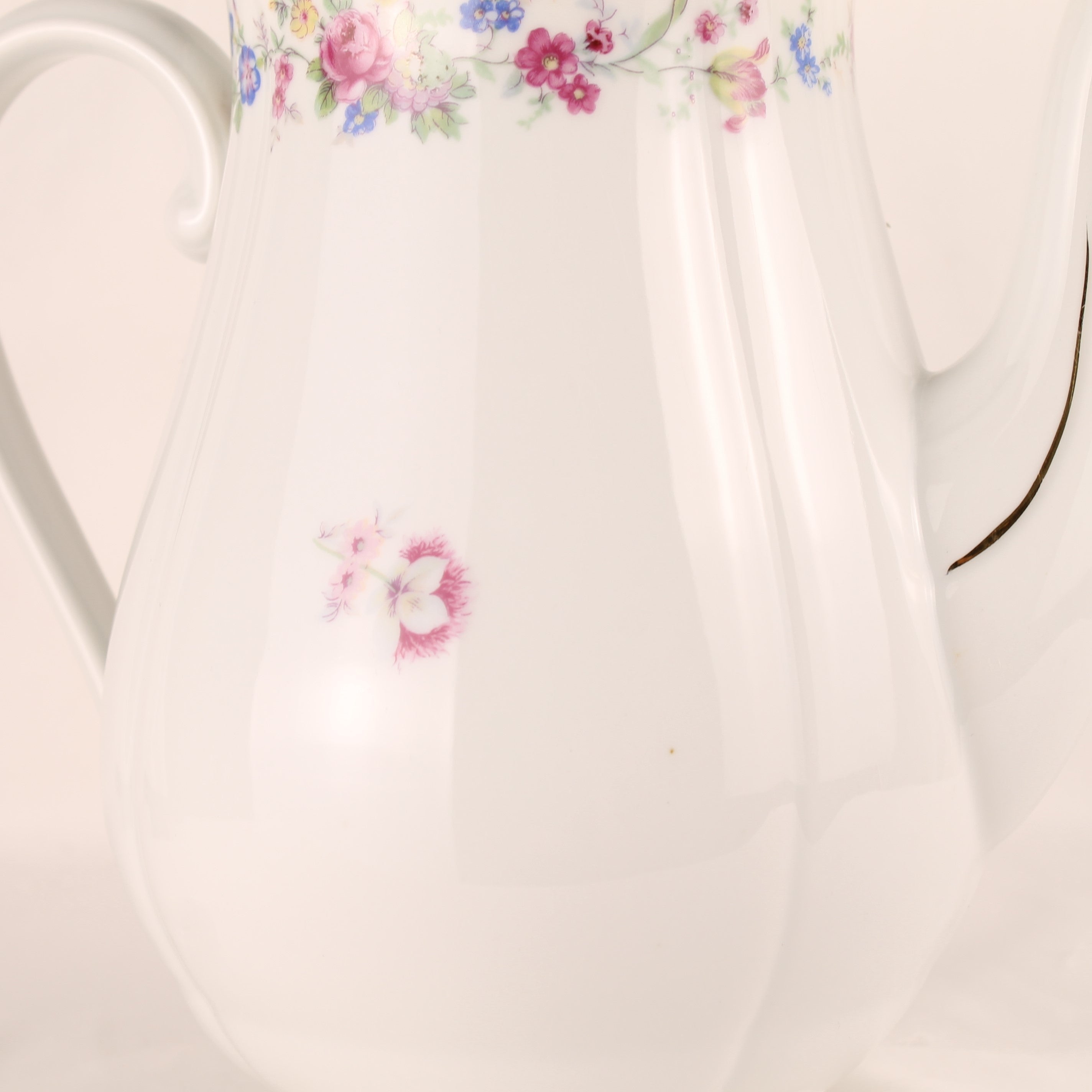 Haas & Czjzek Porseleinen Theepot – Made in Czechoslovakia – Groot formaat