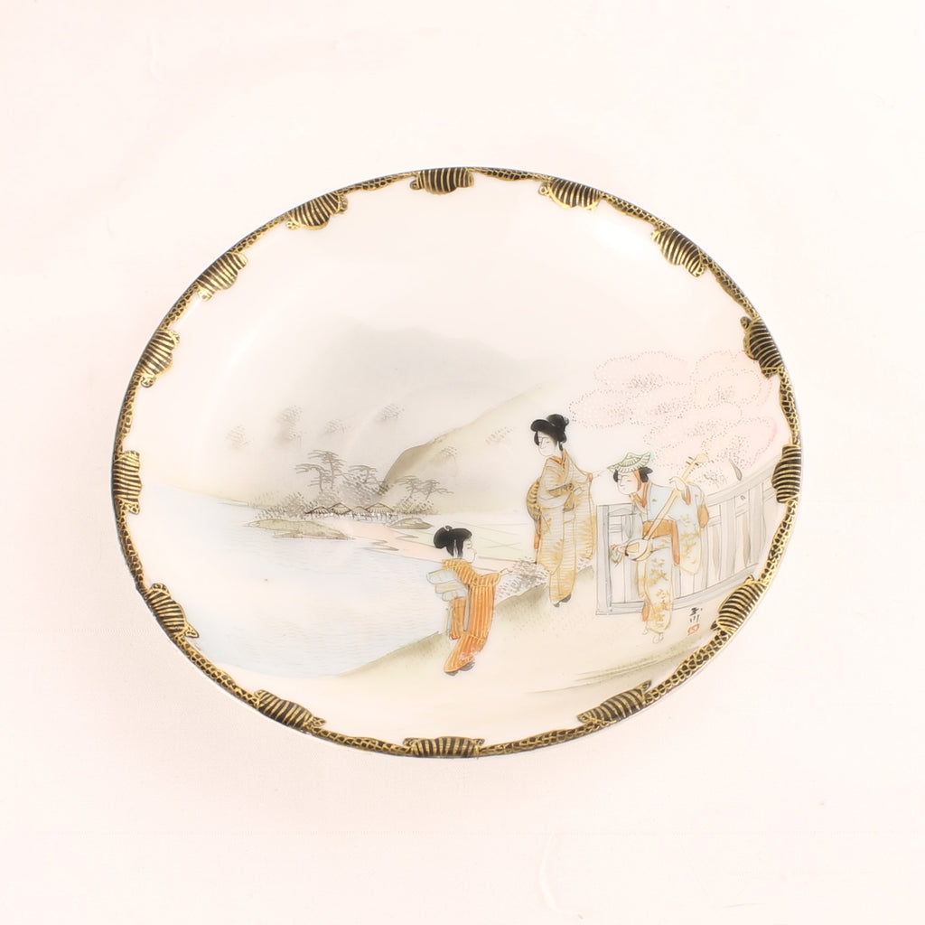 EADES Fine Japanese Porcelain – Vintage Handgeschilderde Schoteltjes (3)