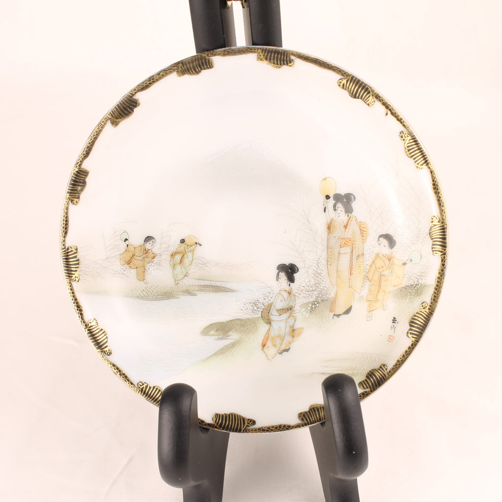 EADES Fine Japanese Porcelain – Vintage Handgeschilderde Schoteltjes (3)