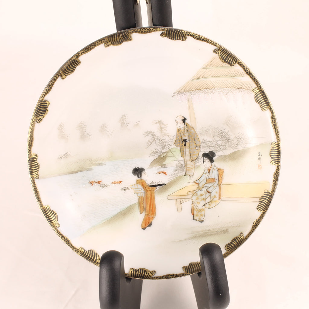 EADES Fine Japanese Porcelain – Vintage Handgeschilderde Schoteltjes (3)
