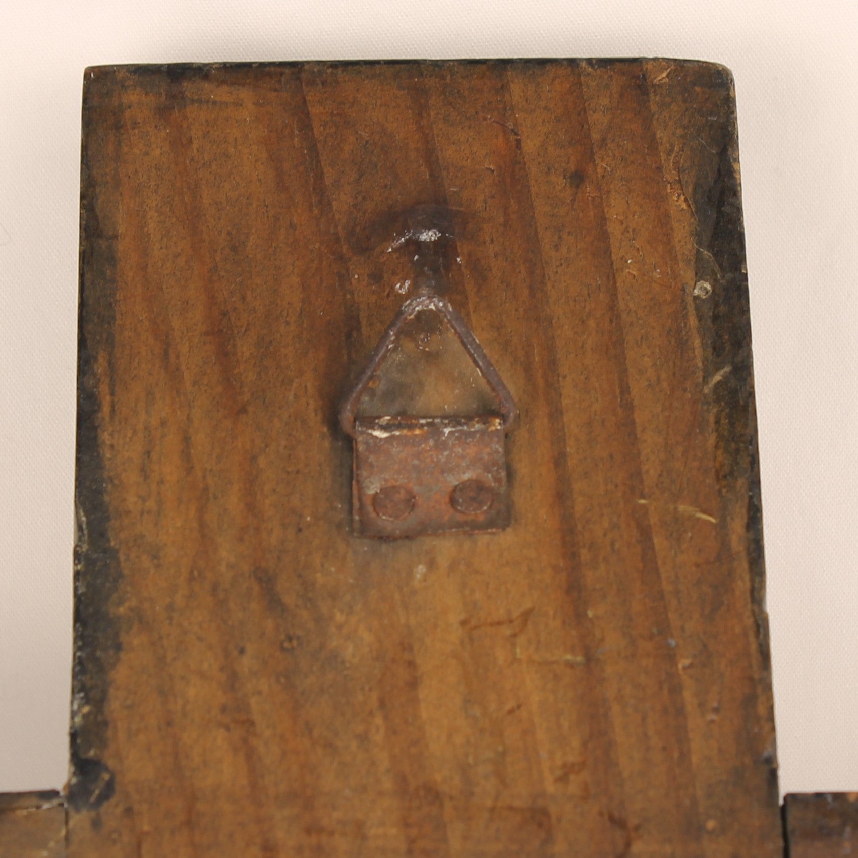 Groot Houten Wandkruis met Verguld Christus Corpus en INRI - 45 cm - Katholieke Devotionalia