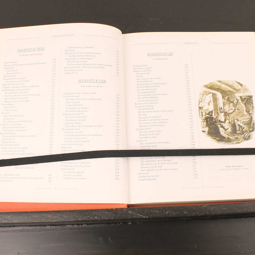 Volksgeloof | Boek van Magische Kennis | Peter Lorie | Linnen Hardcover met Stofomslag | 1993