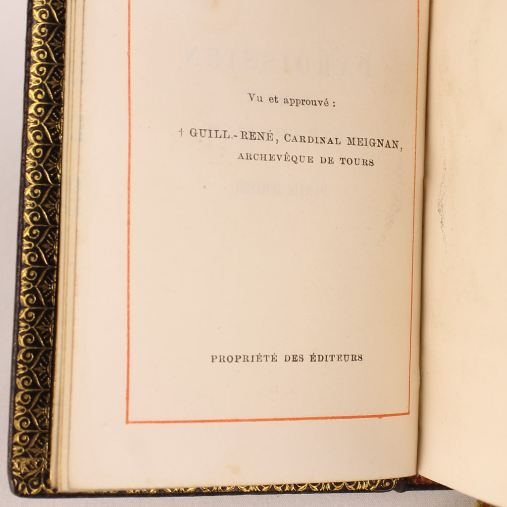 Paroissien Romain Très Complet N°79 (1894) | Luxe Driedelige Leren Missaalset | Alfred Mame