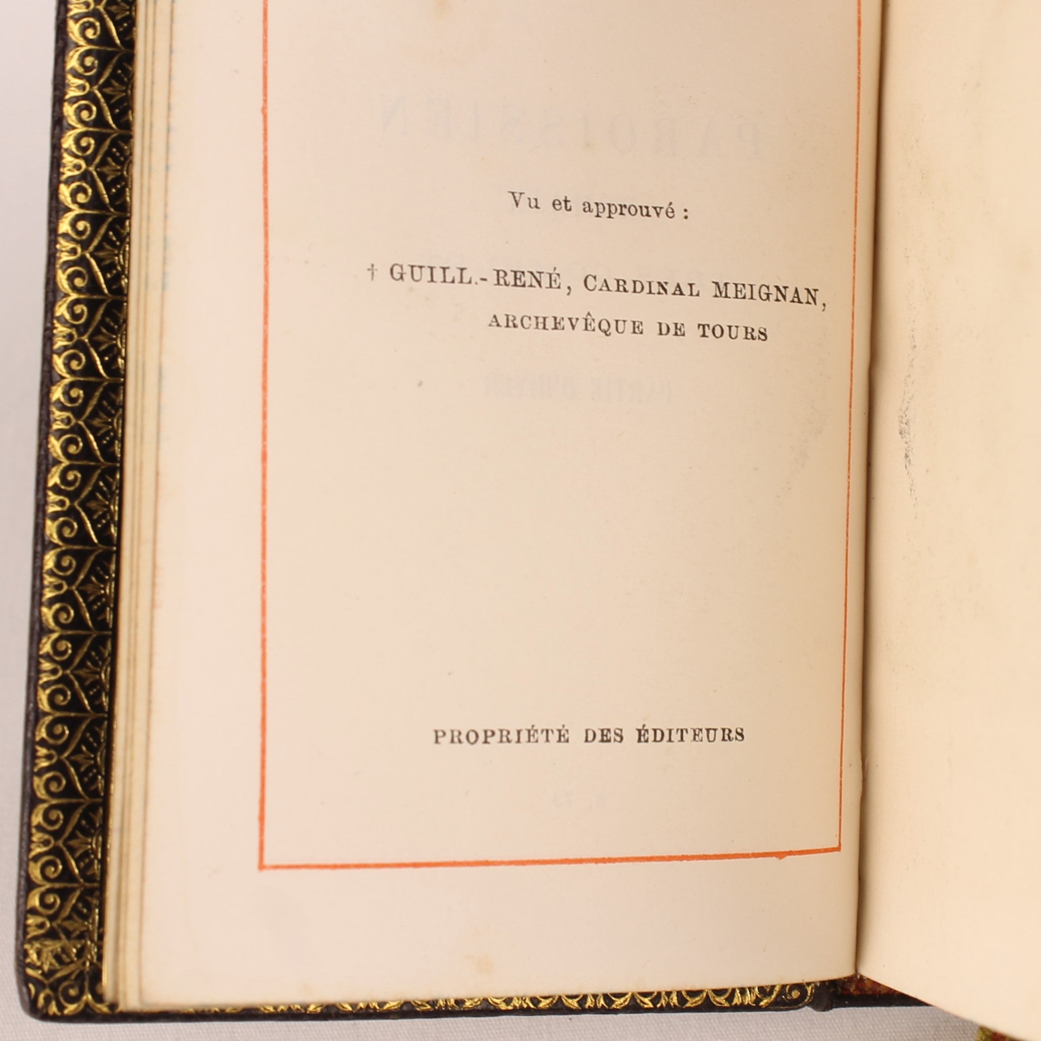 Paroissien Romain Très Complet N°79 (1894) | Luxe Driedelige Leren Missaalset | Alfred Mame