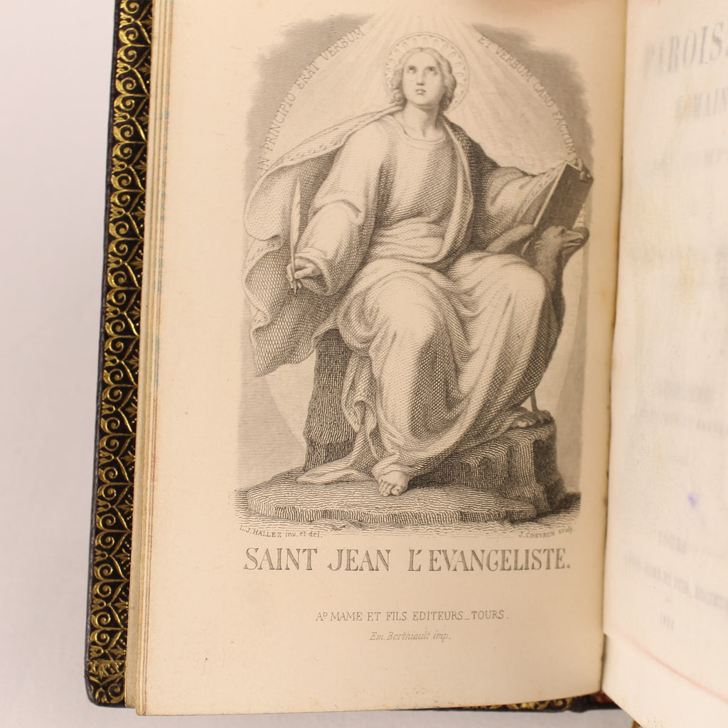 Paroissien Romain Très Complet N°79 (1894) | Luxe Driedelige Leren Missaalset | Alfred Mame