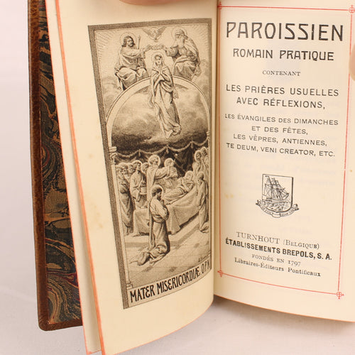 Brepols Paroissien Romain Pratique 1937 | Frans Leren Missaal | Goudsnede