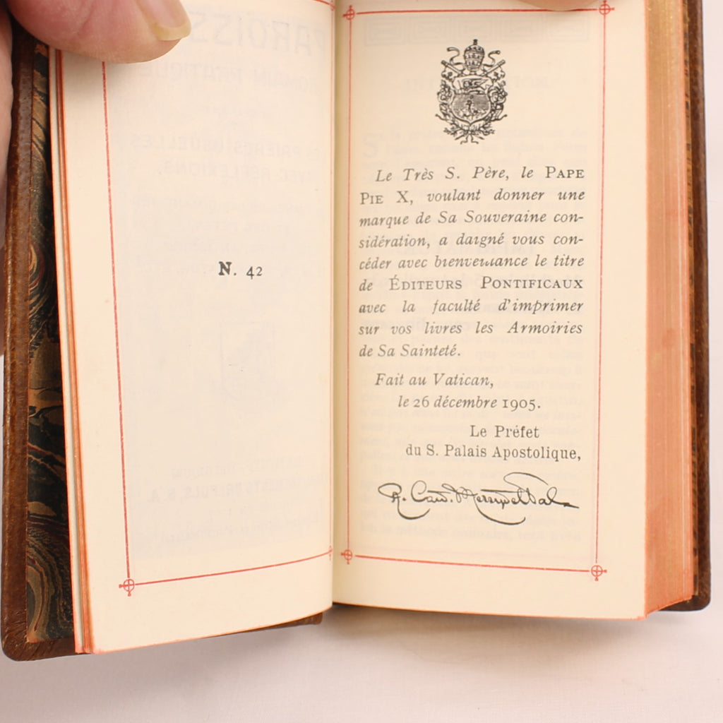 Brepols Paroissien Romain Pratique 1937 | Frans Leren Missaal | Goudsnede