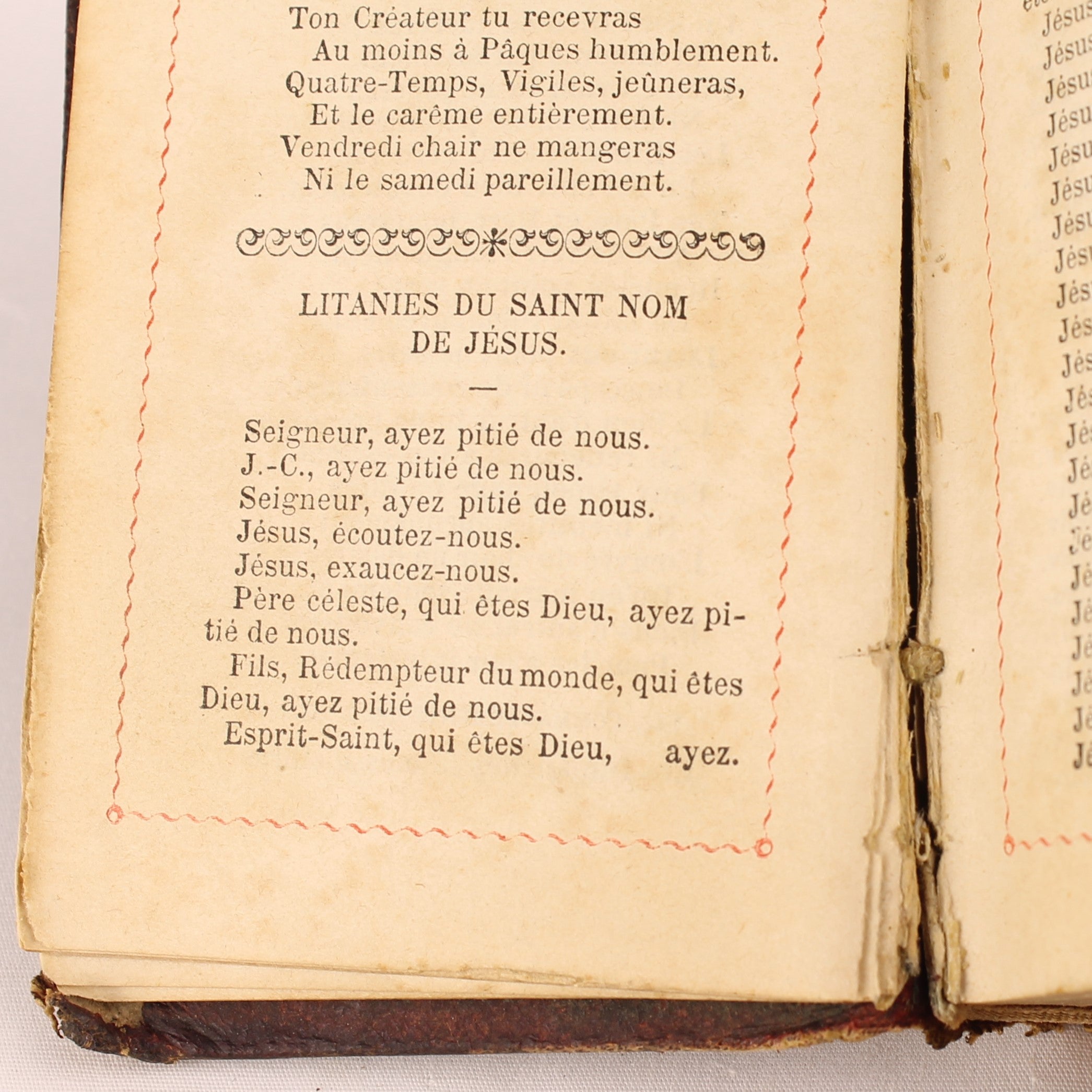 Rooms-Katholiek Missaal 'Paroissien Romain' | Limoges 1889 | Leren Band met Goudsnede