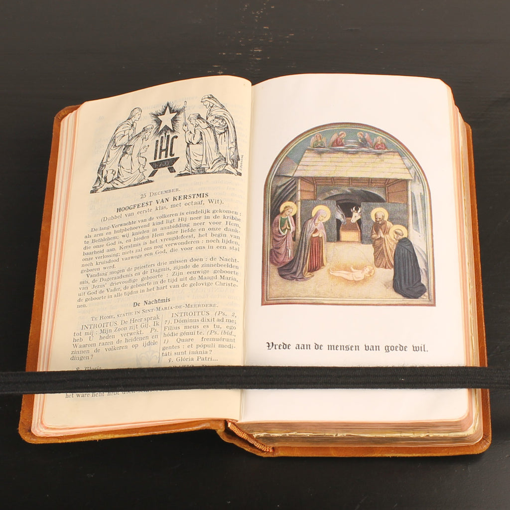 Volledig Dagelijks Misboek & Vesperale (1956) | Luxe Lederen Uitvoering met Etui | Vergulde Sneden