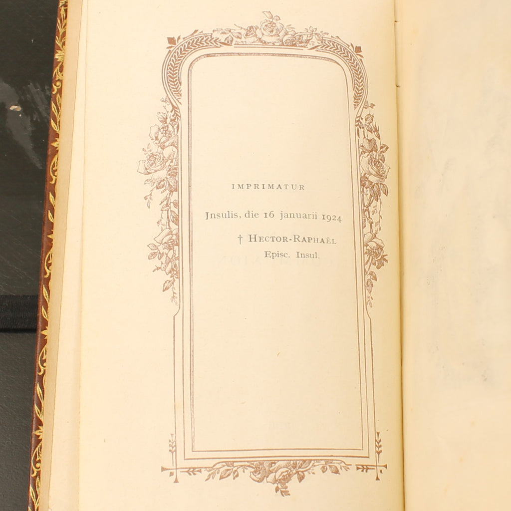 Frans Missaal Eerste Heilige Communie ca. 1924 | Verguld Leren Band | A. Taffin-Lefort Paris Lille