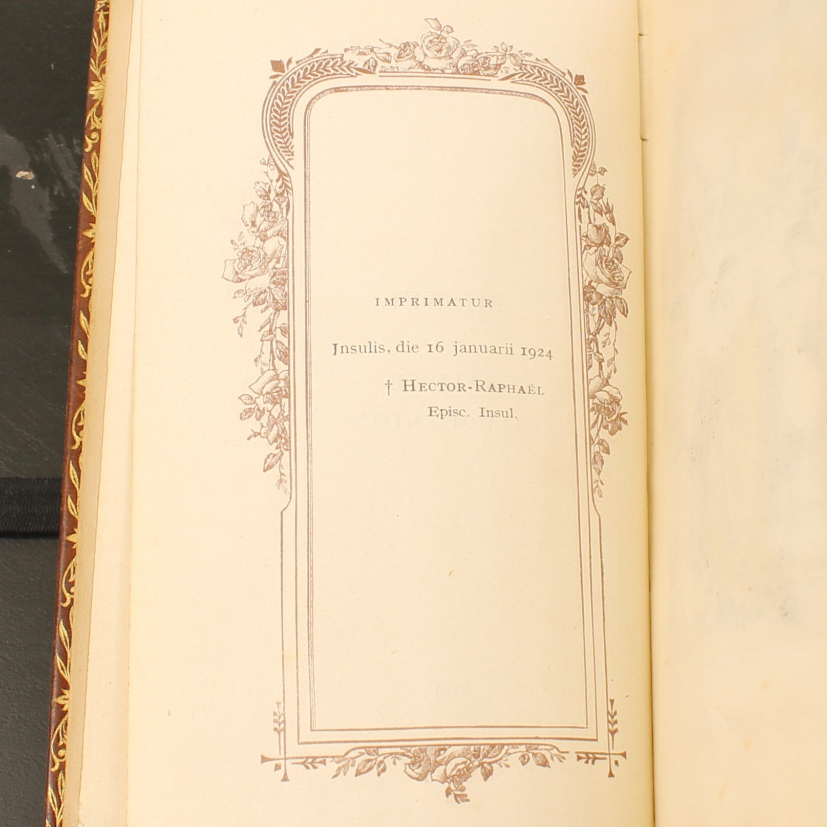 Frans Missaal Eerste Heilige Communie ca. 1924 | Verguld Leren Band | A. Taffin-Lefort Paris Lille