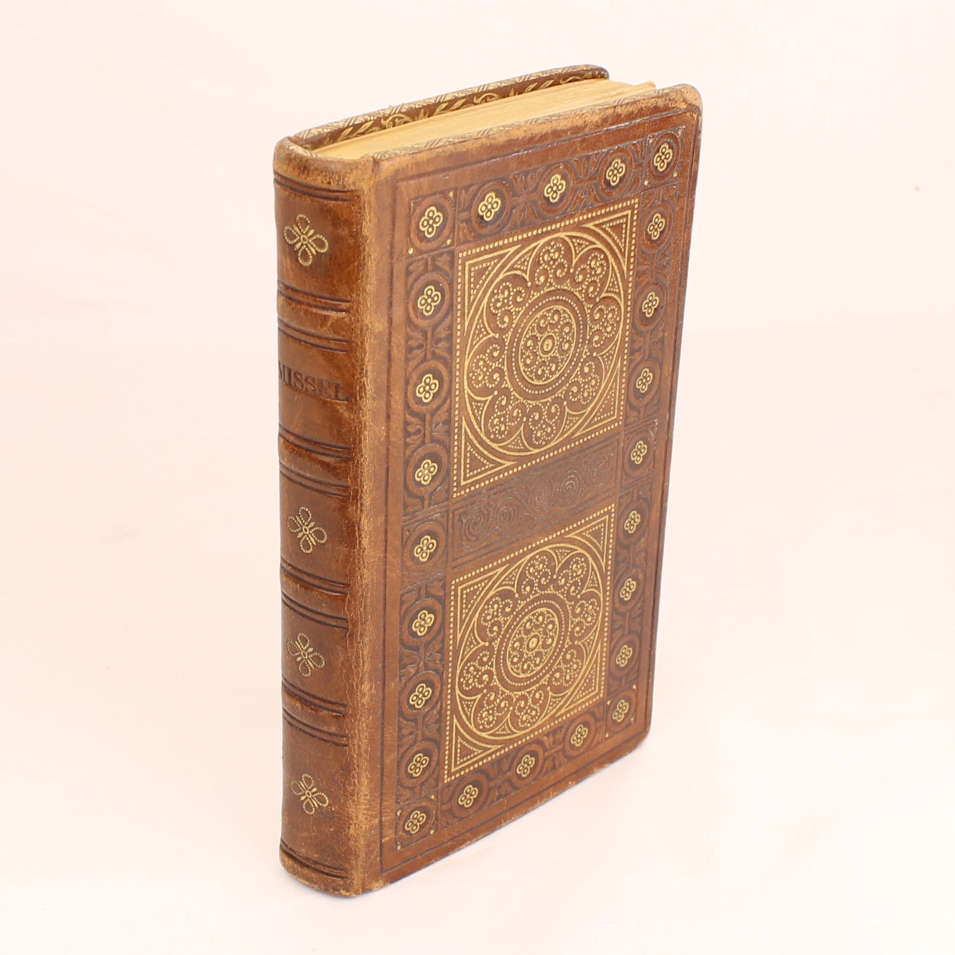 Frans Missaal Eerste Heilige Communie ca. 1924 | Verguld Leren Band | A. Taffin-Lefort Paris Lille