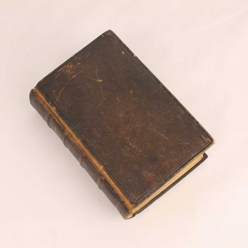 Frans Devotieboek 'Mois du Sacré Cœur de Jésus' (1850) | Leren Band | Vergulde Sneden