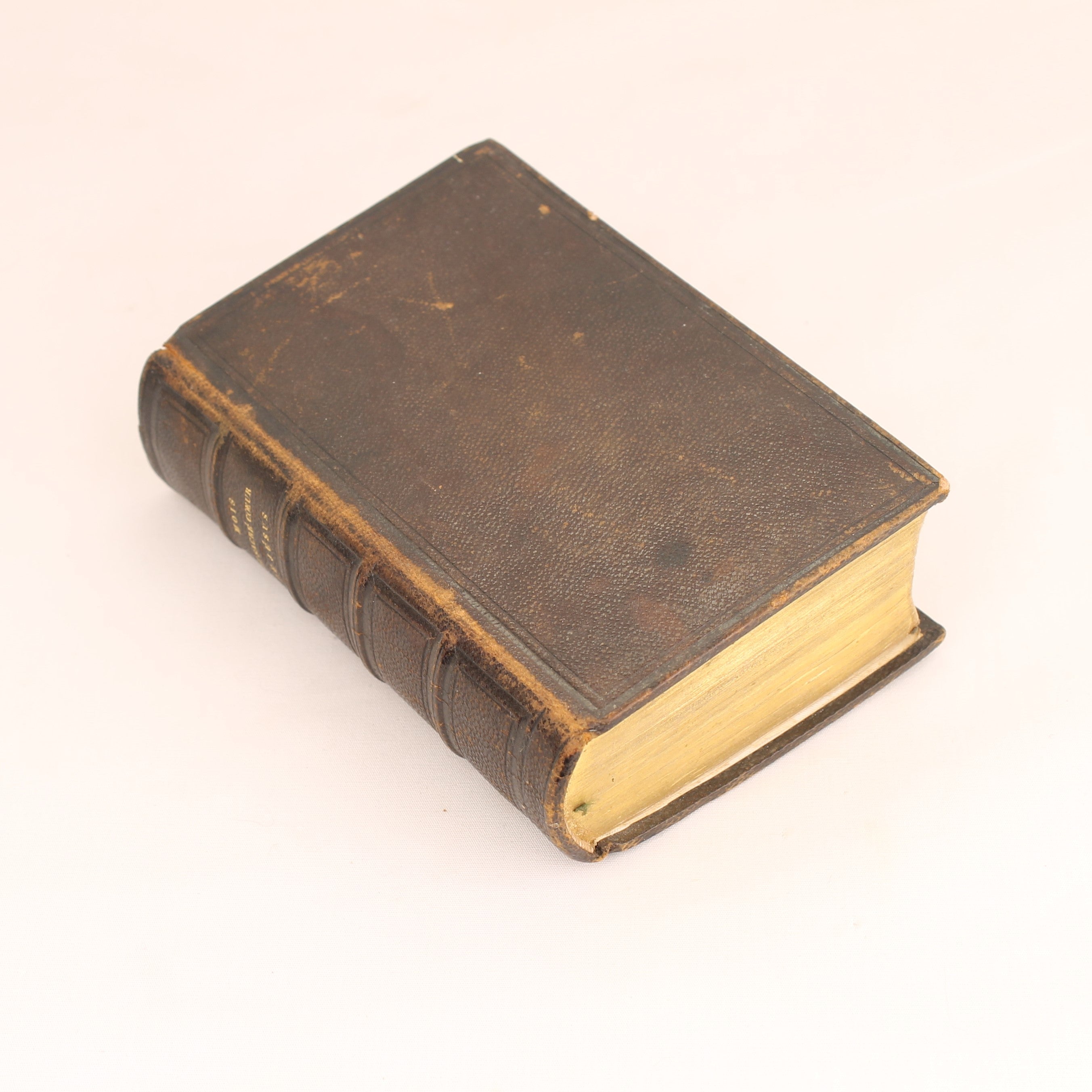 Frans Devotieboek 'Mois du Sacré Cœur de Jésus' (1850) | Leren Band | Vergulde Sneden