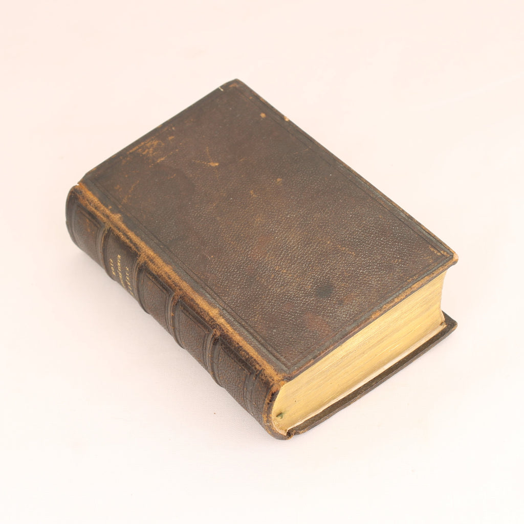 Frans Devotieboek 'Mois du Sacré Cœur de Jésus' (1850) | Leren Band | Vergulde Sneden